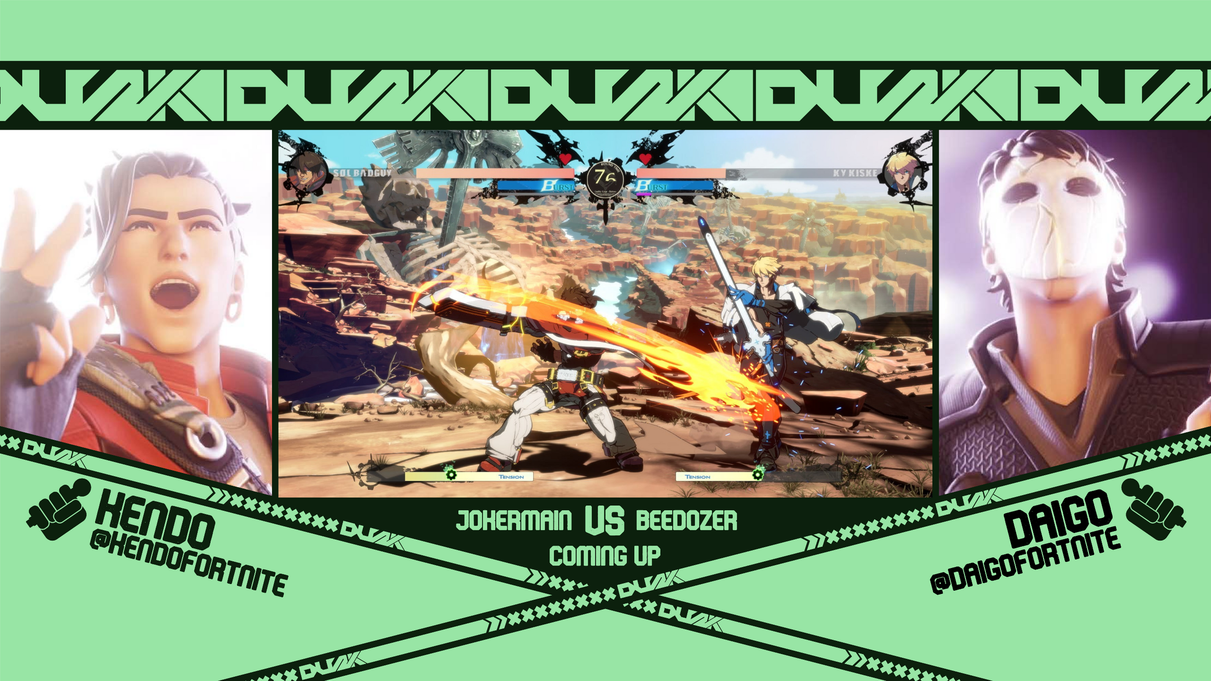 Dusk Commentators Overlay